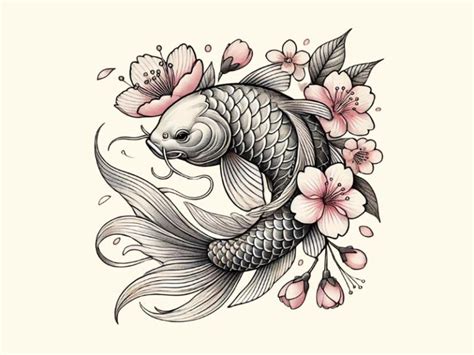 Koi Fish Tattoo Meaning: Perseverance, Transformation & Balance.